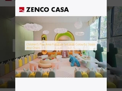 Kinderen speelruimte meubels met kleurrijke krukken en stoelen