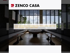 Hotelvrije tijd Meubelen Vaste Multi Person Sofa Wabi Sabi Stijl Houten Pilaar Koffietafel