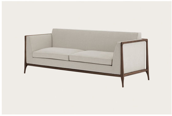 Vijfsterren het Meubilair Beige Beklede Laag Sofa Anti Scratch van de Hotelhal