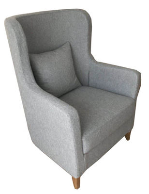 ISO9001 licht Luxemeubilair Naar maat gemaakt Gray Upholstered Armchair Stylish