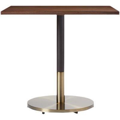 ISO9001 800*700*750mm het Meubilair Geweven Houten Vierkante Eettafel van het Hotelrestaurant