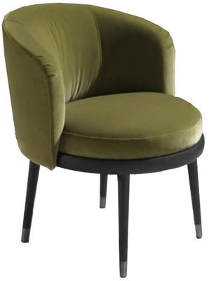 Multifunctionality de Groene Fluweelstoelen Eigentijdse het Dineren Stoel van de Stoelenvrije tijd