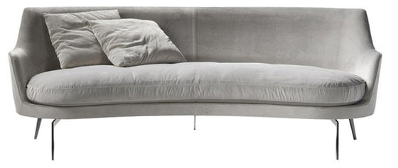 Aanpassing 2 Seater-Laag Sofa Oval Shaped Sectional Sofas ISO 14001