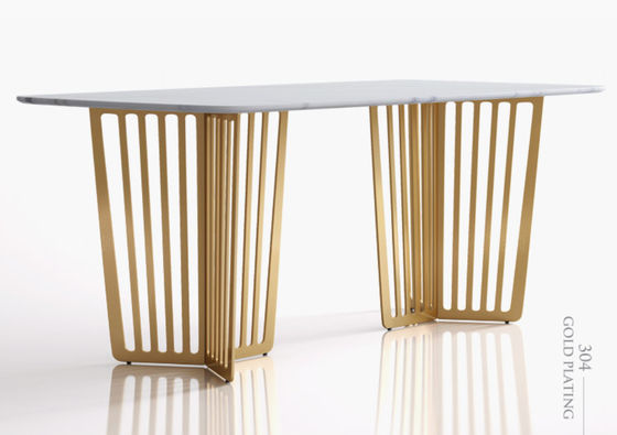 Roestvrije het Meubilair Vierkante Moderne Eigentijdse Eettafel 160*80*75cm van het Hotelrestaurant