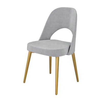 ODM de Stoffeneetkamer zit Ergonomisch Grey Upholstered Dining Chair voor