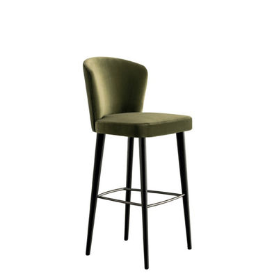 ISO14001 stof Behandelde het Dineren Stoelen Roestvrije Hoge Krukken voor Keukeneiland