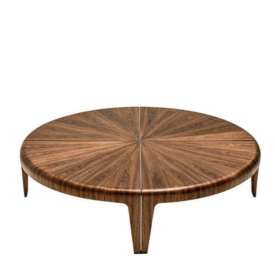 1100*600*450mm Ronde Houten Moderne ODM van Stijlkoffietafels OEM