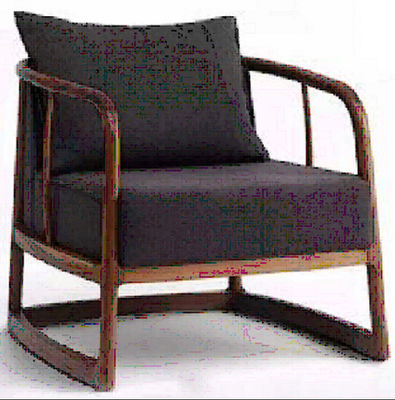 Aangepaste Moderne Klassieke Stoffenleunstoelen voor Woonkamer 60*63*75cm Antikras