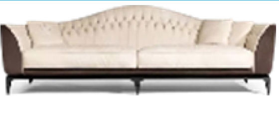 Modieuze Ergonomische Zitkamerreeks Beige Sofa White Couch Living Room Wearproof