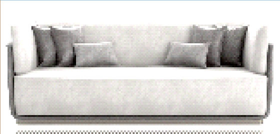Van het de Stofferingshotel van de stofferings Diepe Comfortabele Laag de Hallaag Sofa Skin Friendly