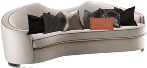 OEM ODM Zaal 230*98*90cm van Sofa Comfortable Sofa For Living van de Hotelstijl
