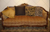 220*95*110cm Europees Stijlmeubilair Sofa Set Abrasive Resist