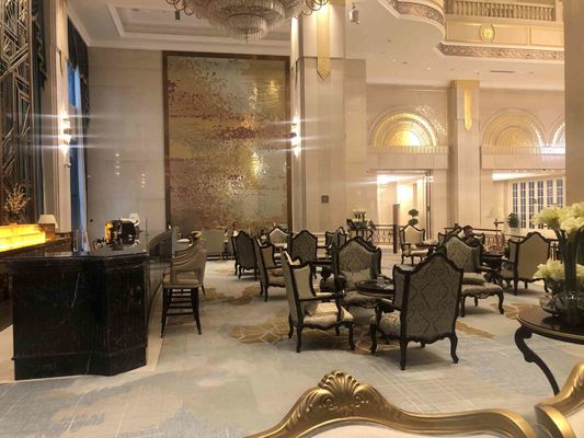 vijfsterren de Douaneeettafel Vastgestelde Wearproof Waterdicht Aangepast Sofa Set van het Hotel Internationale Hotel