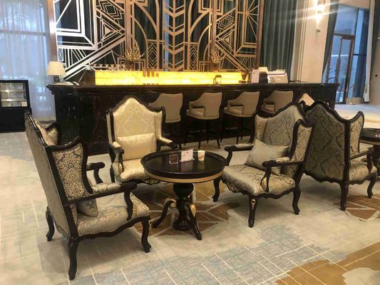 vijfsterren de Douaneeettafel Vastgestelde Wearproof Waterdicht Aangepast Sofa Set van het Hotel Internationale Hotel