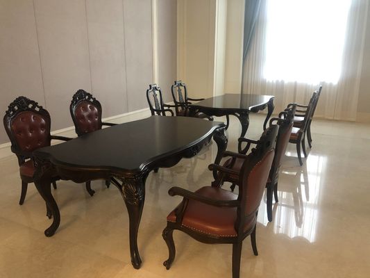 vijfsterren de Douaneeettafel Vastgestelde Wearproof Waterdicht Aangepast Sofa Set van het Hotel Internationale Hotel