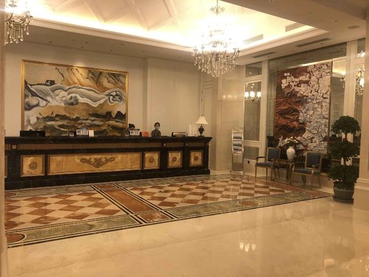 vijfsterren de Douaneeettafel Vastgestelde Wearproof Waterdicht Aangepast Sofa Set van het Hotel Internationale Hotel