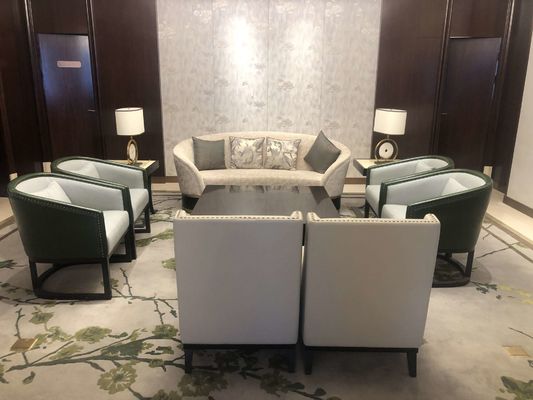 vijfsterren de Douaneeettafel Vastgestelde Wearproof Waterdicht Aangepast Sofa Set van het Hotel Internationale Hotel