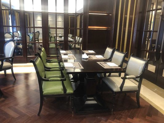vijfsterren de Douaneeettafel Vastgestelde Wearproof Waterdicht Aangepast Sofa Set van het Hotel Internationale Hotel