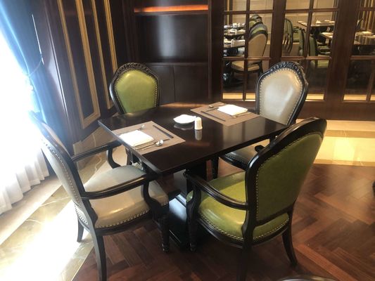 vijfsterren de Douaneeettafel Vastgestelde Wearproof Waterdicht Aangepast Sofa Set van het Hotel Internationale Hotel