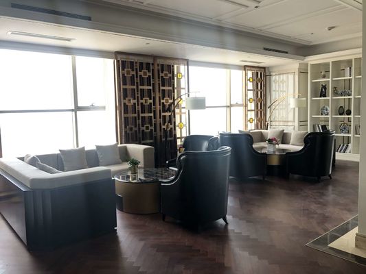 vijfsterren de Douaneeettafel Vastgestelde Wearproof Waterdicht Aangepast Sofa Set van het Hotel Internationale Hotel