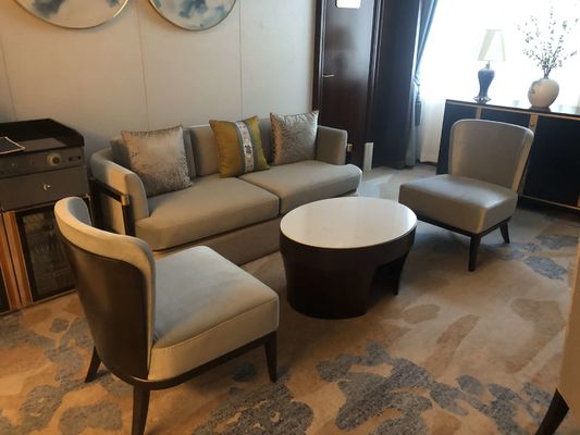 vijfsterren de Douaneeettafel Vastgestelde Wearproof Waterdicht Aangepast Sofa Set van het Hotel Internationale Hotel