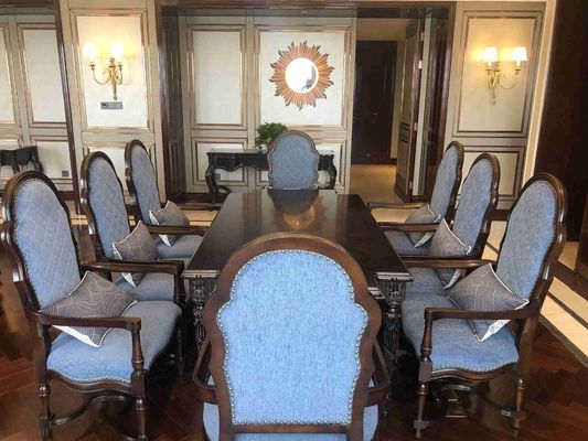 vijfsterren de Douaneeettafel Vastgestelde Wearproof Waterdicht Aangepast Sofa Set van het Hotel Internationale Hotel