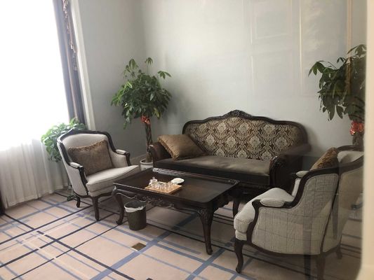 vijfsterren de Douaneeettafel Vastgestelde Wearproof Waterdicht Aangepast Sofa Set van het Hotel Internationale Hotel