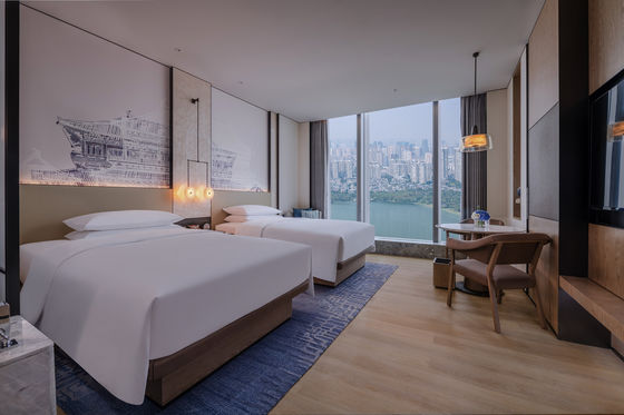 Moderne hotelkamermeubilair voor de horeca