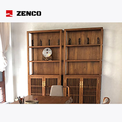 Meubels in Chinese stijl van massief hout met stoelen en kasten voor de thee