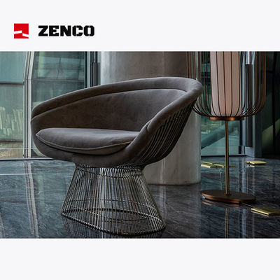 Moderne stijl hotel vrijetijdsmeubilair set met stoel en salontafel