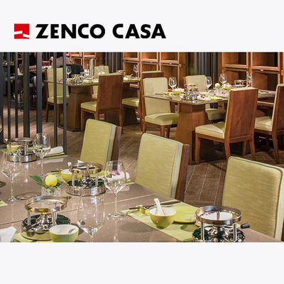 Vierkant eettafel en stoelen voor hotelrestaurant en thuisgebruik