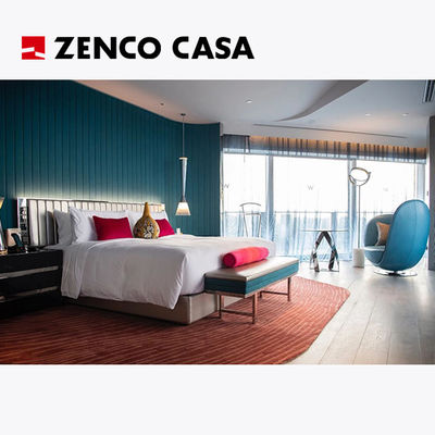 Lichte Luxe Style Hotel Bedroom Meubels Set, kan worden aangepast