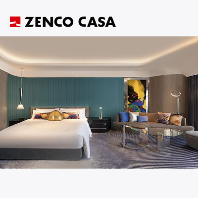 Lichte Luxe Style Hotel Bedroom Meubels Set, kan worden aangepast