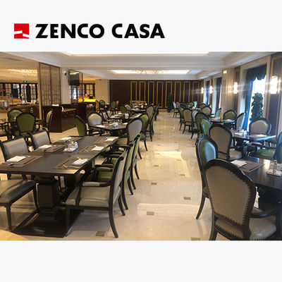 Hotel Restaurant Meubelen Vintage Elementen Massivhouten Eetkamer Tafel En Stoelen