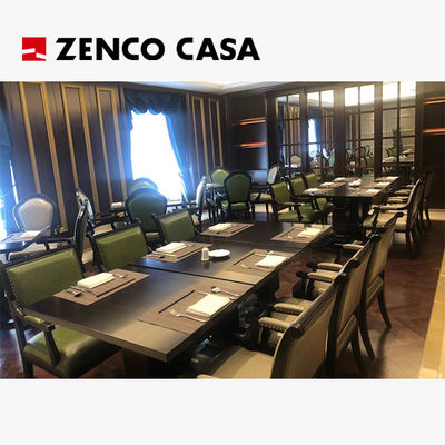 Hotel Restaurant Meubelen Vintage Elementen Massivhouten Eetkamer Tafel En Stoelen