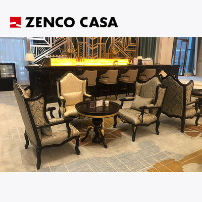 Hotel Lobby Europese stijl Koffietafel en stoel Grootte 815*760*1000mm