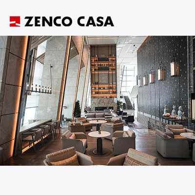 Hotel Lounge Meubels Set Inclusief 2 Single Lounge Stoelen Met Koffietafel