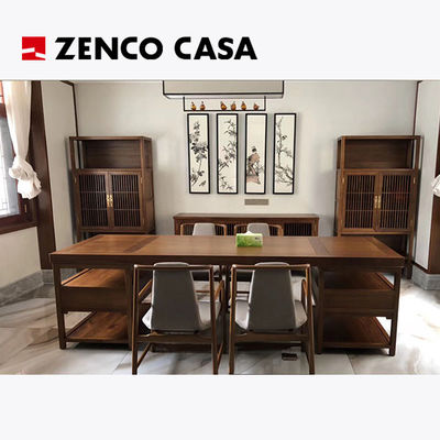Traditionele Chinese meubels van massief hout Schrijfkast Boekenstoelen Boekenplank en opslagrek