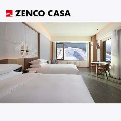 Modern Style Hotel Twin Bedroom Meubels Set Grootte 1800*1500*320mm