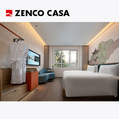 Contemporary Style Hotel Bedroom Meubels Set Voor Hotel Twin Bed Rooms
