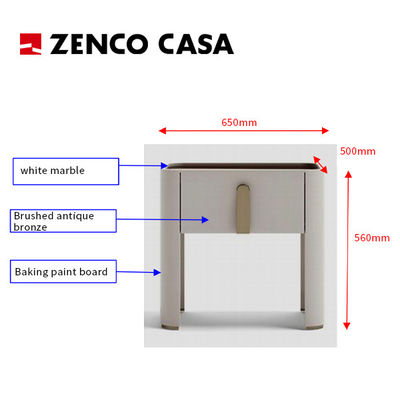 Hotel slaapkamermeubelen Custom sets voor zakenmensen met bedbox 1830*2030*300mm
