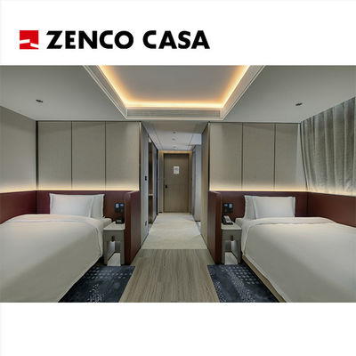 Modern Style Hotel Twin Bedroom Meubels Set Includeert 1300*2000mm Eenpersoonsbed